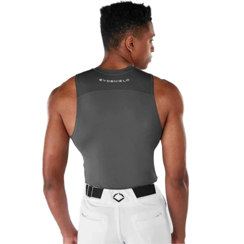 EvoShield Men's and Boy's Sleeveless Protective Chest Guard: WB5753801 Equipment EvoShield Charcoal Adult Large 