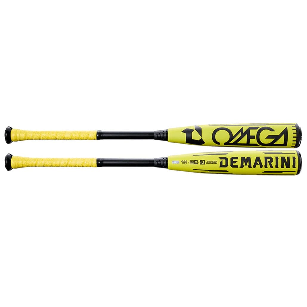2026 DeMarini Omega™ LE Electric Yellow (-3) BBCOR Baseball Bat: WBD2635010 Bats DeMarini 