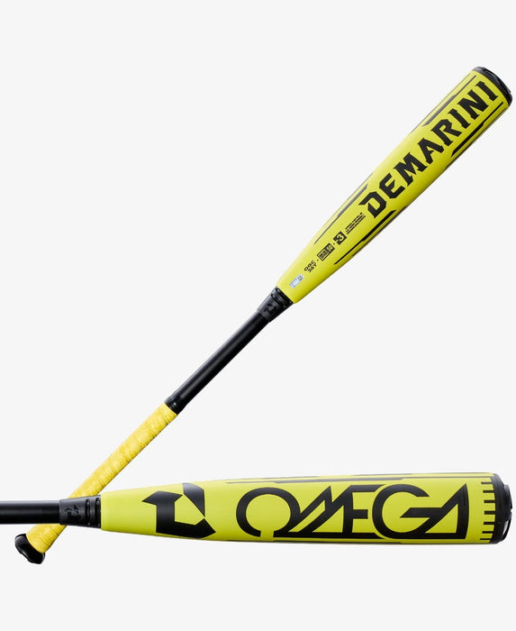 2026 DeMarini Omega™ LE Electric Yellow (-3) BBCOR Baseball Bat: WBD2635010 Bats DeMarini 
