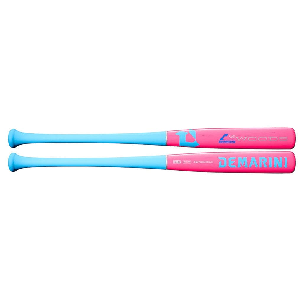 DeMarini The Woods™ Pink Wood Composite (-3) BBCOR Baseball Bat: WBD2640010 Bats DeMarini 