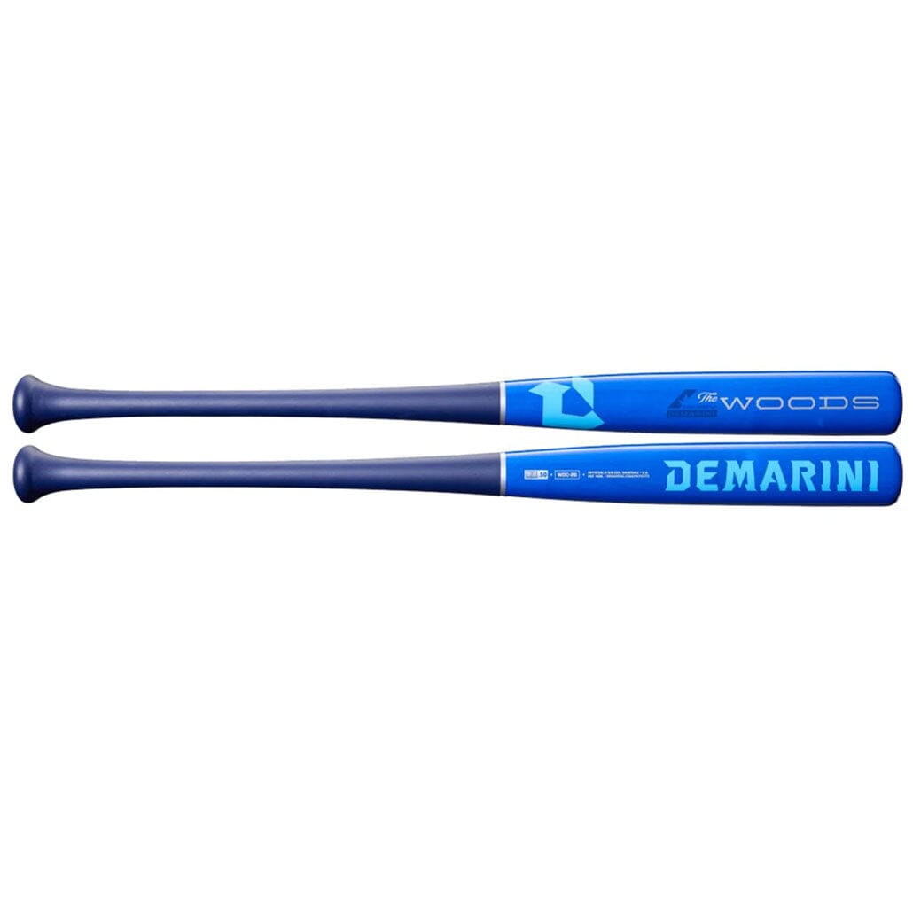 DeMarini The Woods™ Royal Wood Composite (-3) BBCOR Baseball Bat: WBD2649010 Bats DeMarini 