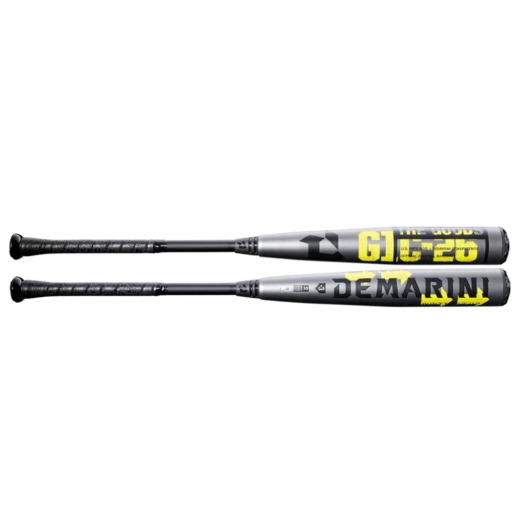 2026 DeMarini The Goods™ LE Gunmetal (-3) BBCOR Baseball Bat: WBD2650010 Bats DeMarini 