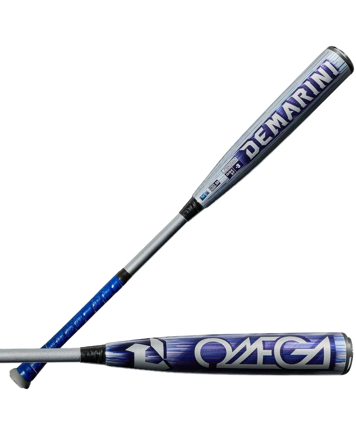 2027 DeMarini Omega 2-Piece (-3) BBCOR Baseball Bat 2 5/8": WBD2702010 Bats DeMarini 
