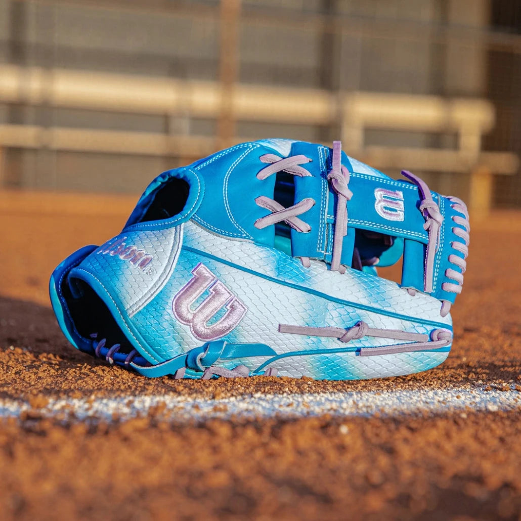 2027 Wilson A2000® H12SS 12” Fastpitch Softball Glove: WBG0010401RT12 Equipment Wilson Sporting Goods Wear on Left 