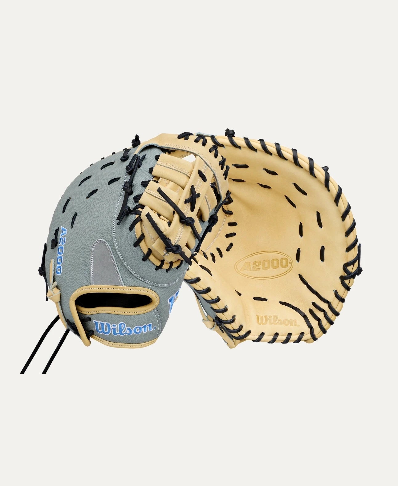 2027 Wilson A2000® FP1620SS 12.5” Fastpitch First Base Mitt: WBG07401RT125 Equipment Wilson Sporting Goods Wear on Left 