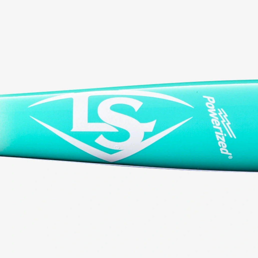 Louisville Slugger Pro Prime Maple RA13 Teal/White Wood Baseball Bat: WBL4153010 Bats Louisville Slugger 