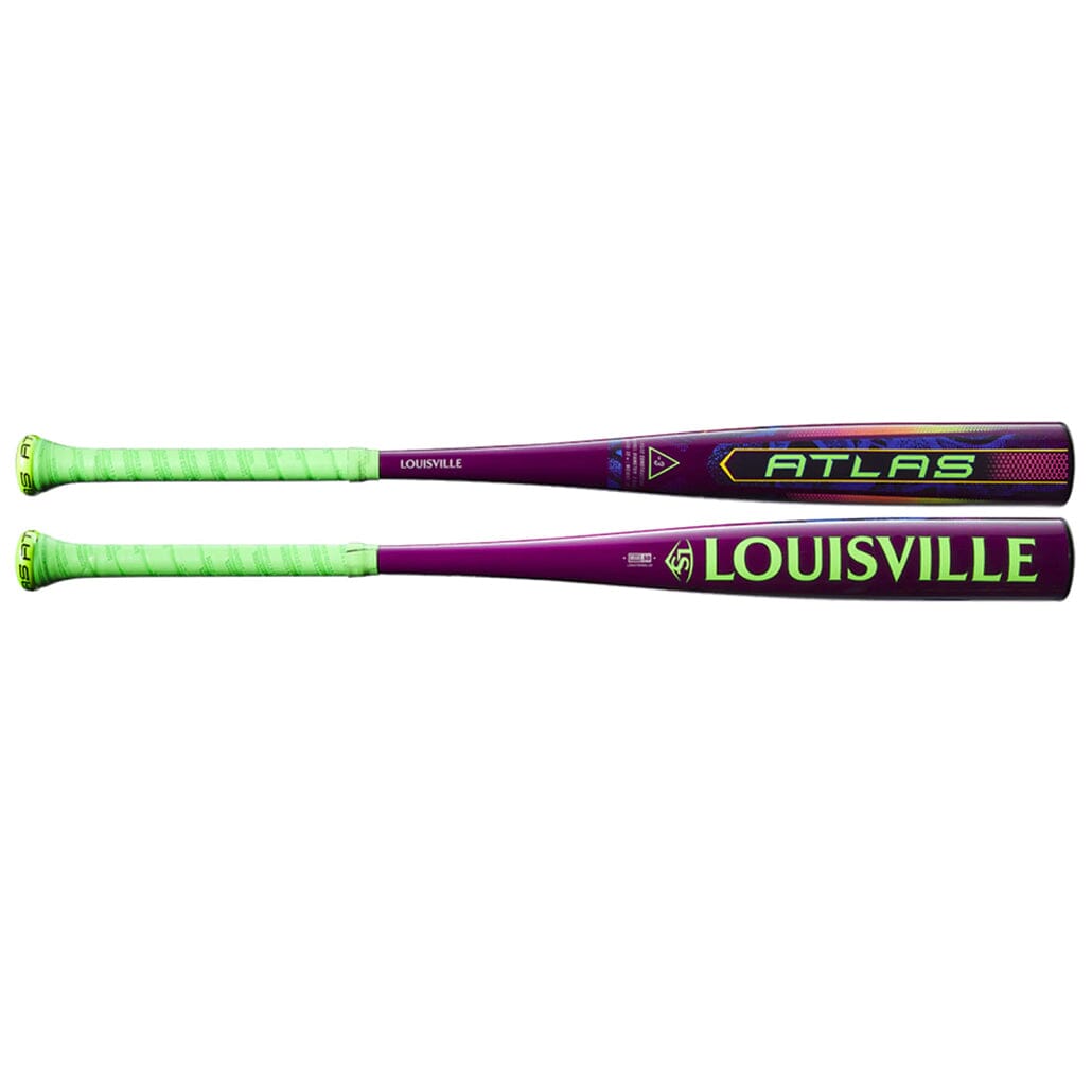 Atles Bat 2025 Louisville Slugger Atlas Neon Energy (-3) BBCOR Adult Baseball Ba ...