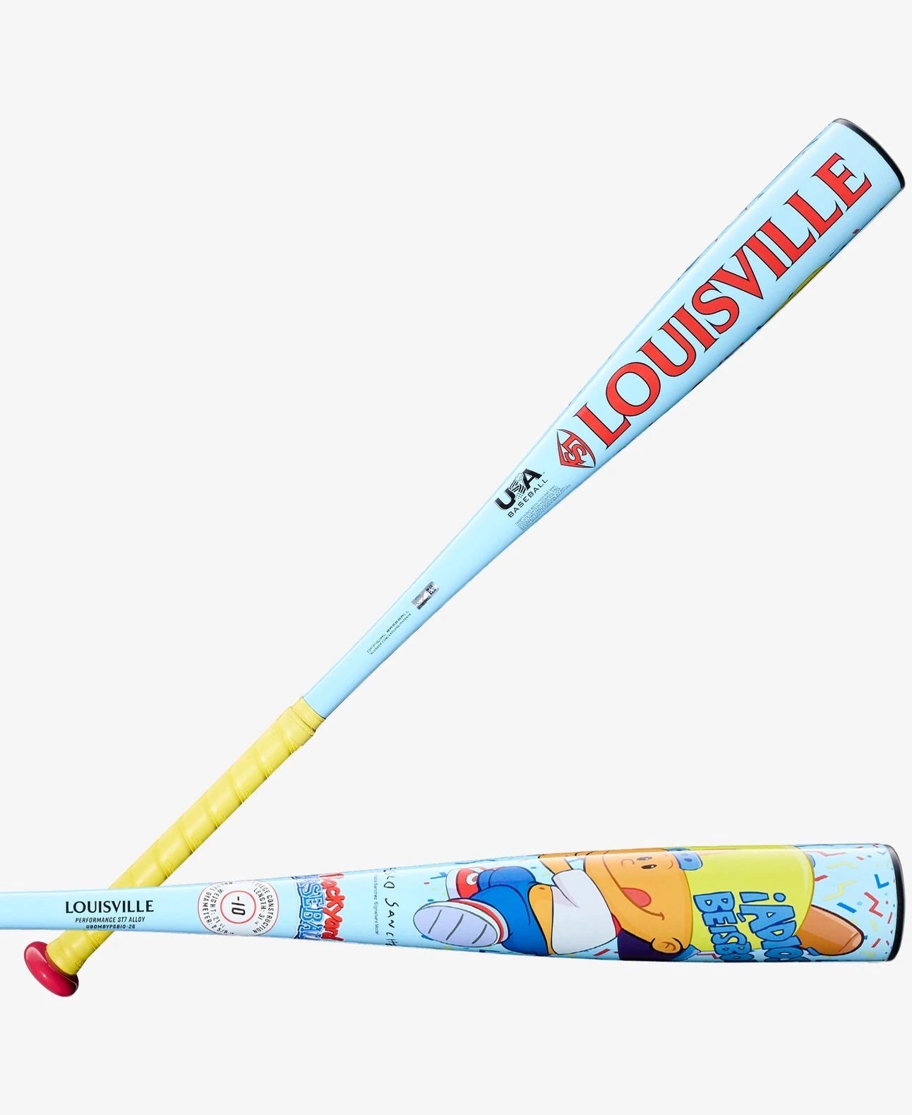 Louisville Slugger "Backyard Baseball" Pablo USA (-10) Youth Baseball Bat 2 5/8": WBL4175010 Bats Louisville Slugger 