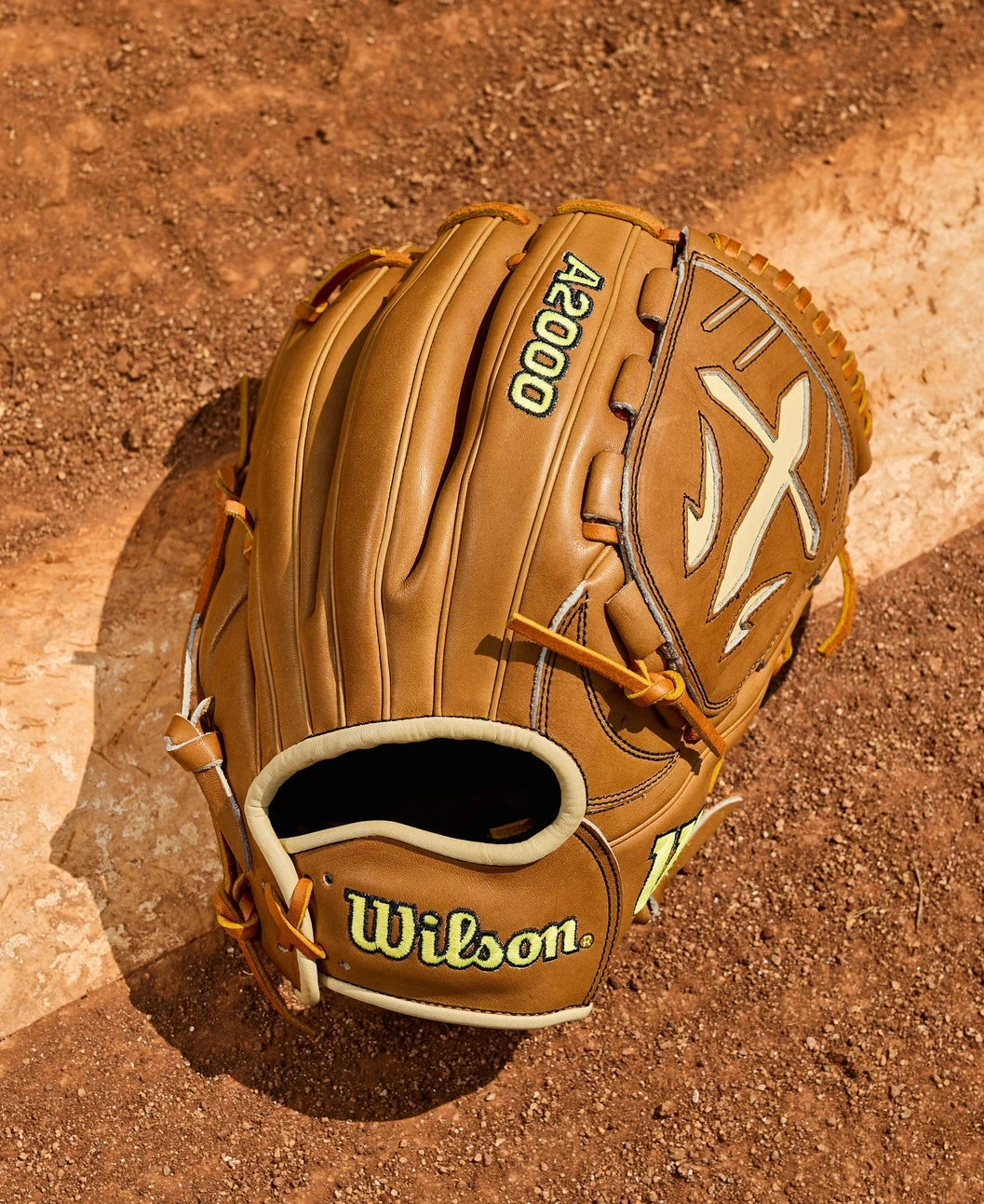 2026 Wilson A2000® Classics Series B23 12” Pitcher Baseball Glove: WBW10411712 Equipment Wilson Sporting Goods Wear On Left 
