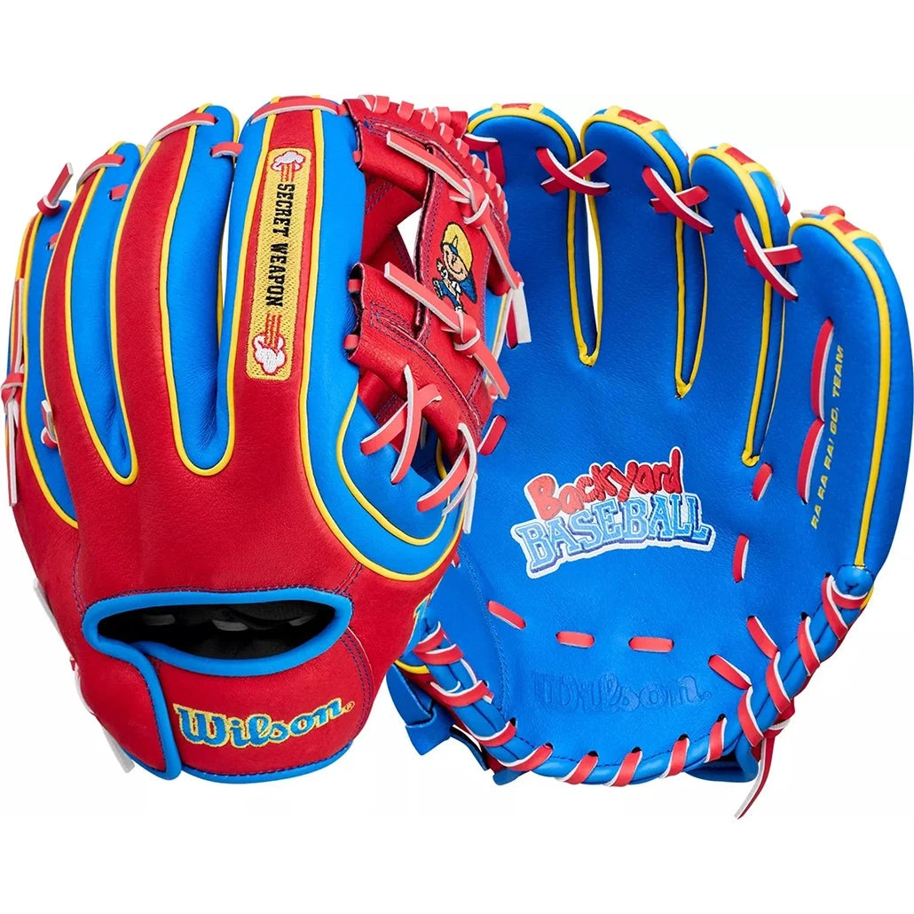 2026 Wilson "Backyard Baseball" A450 11" Pablo Secret Weapon Youth Baseball Glove: WBW10420911 Equipment Wilson Sporting Goods 
