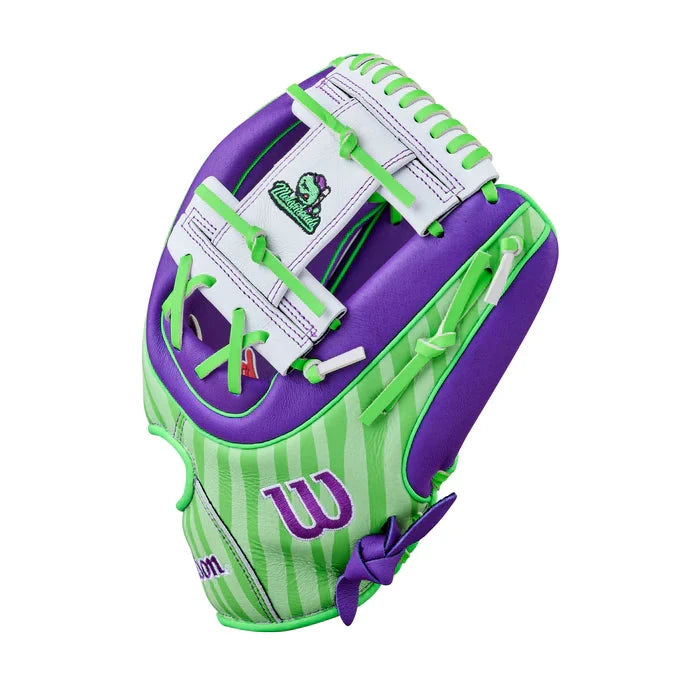 2026 Wilson "Backyard Baseball" A450 11.5" Melonheads Youth Baseball Glove: WBW104213115 Equipment Louisville Slugger 