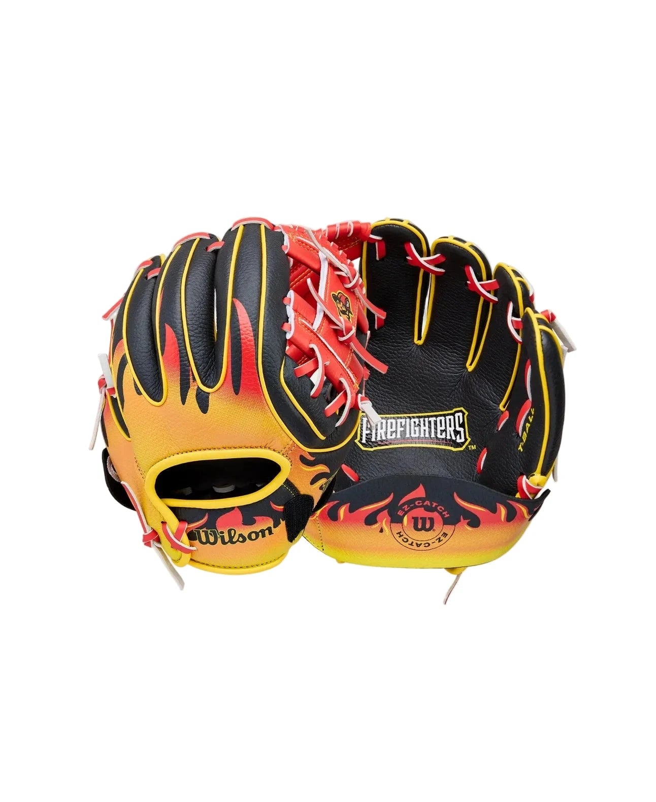 Wilson A200 EZ Catch Firefighters Youth Baseball: WBW10430210