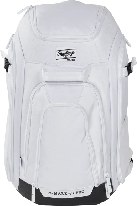 2025 Rawlings Legion 2 Players Backpack: LEGION 2 Equipment Rawlings White 