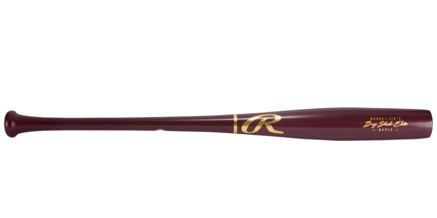 Rawlings Big Stick I13T Torpedo Maple Wood Baseball Bat (Wine): RBSM6 Bats Rawlings 