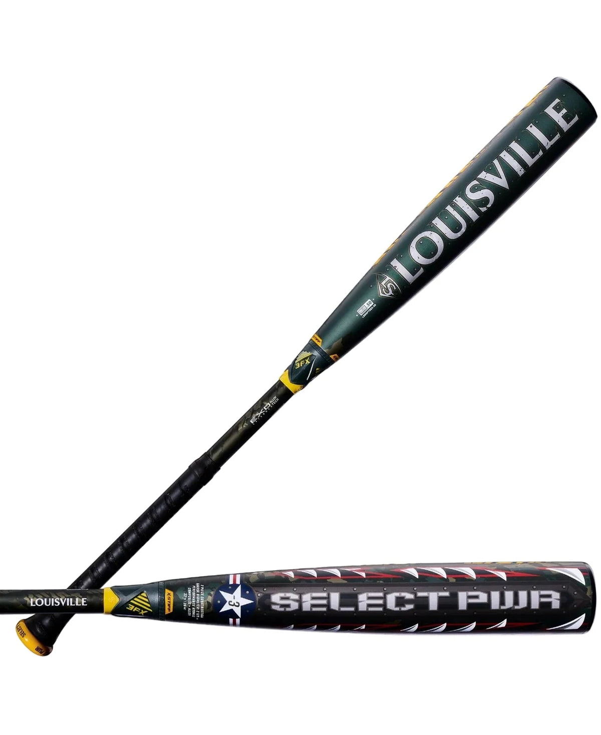 2026 Louisville Slugger Select PWR "Tigershark" (-3) Adult BBCOR Baseball Bat: WL2700201