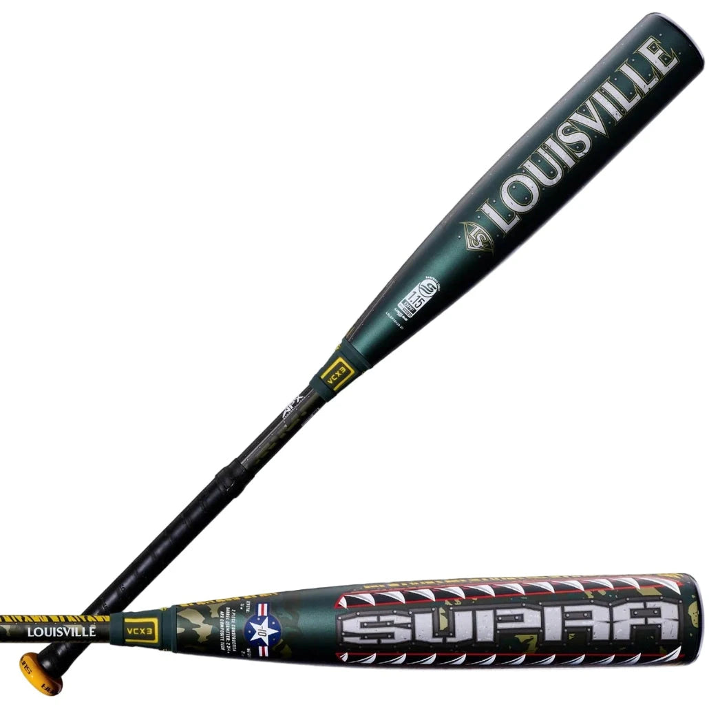 2027 Louisville Slugger Supra "Tiger Shark" (-10) 2 ¾” USSSA Baseball Bat: WBL2700701 Bats Louisville Slugger 