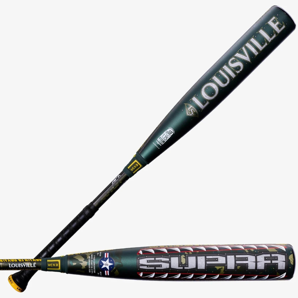2027 Louisville Slugger Supra "Tiger Shark" (-8) 2 ¾” USSSA Baseball Bat: WBL2700801 Bats Louisville Slugger 