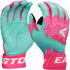 Easton Walk-Off Ethos Drip Adult or Youth Batting Gloves (Mint-Pink): WOBG25