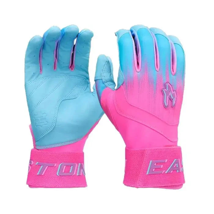 Easton Walk-Off Ethos Adult or Youth Batting Gloves (FIRE3): WOBG25 Equipment Easton Youth Medium Light Blue-Pink 