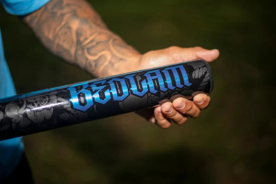 2026 Worth Bedlam Black XL 13.5" USA (ASA) Slowpitch Softball Bat: WSA6BDBKL Bats Worth 