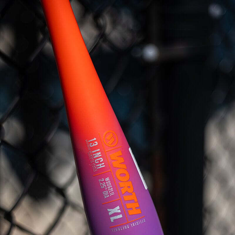 2025 Worth 2Legit XL 1-Piece 13 Inch USSSA Slowpitch Softball Bat: WSU52L1L Bats Worth 
