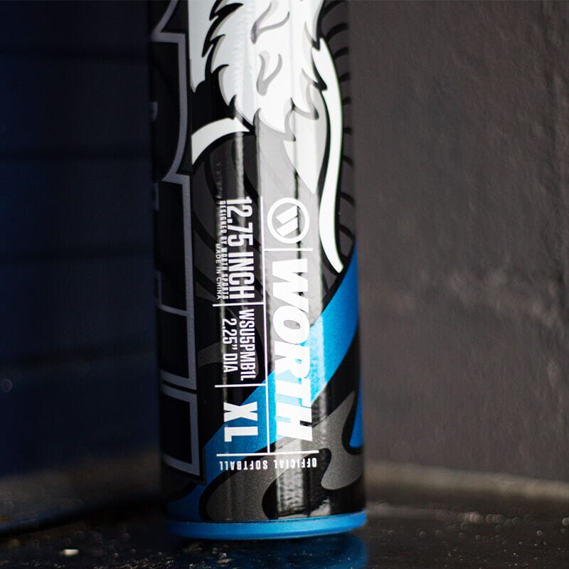 2025 Worth Bedlam Phil Matte XL 1-Piece 12.75 Inch USSSA Slowpitch Softball Bat: WSU5PMB1L Bats Worth 