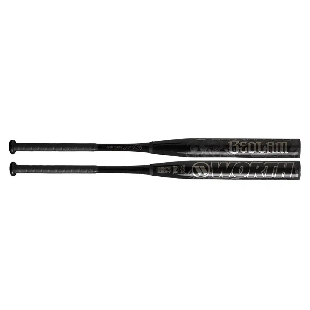 2026 Worth Bedlam Black XL 13.5" USSSA Slowpitch Softball Bat: WSU6BDBKL Bats Worth 