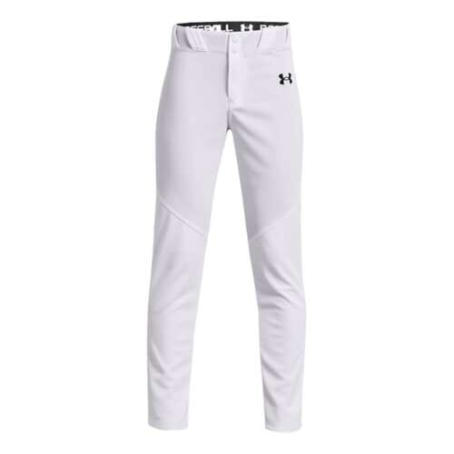 Under Armour Boys&#39; Utility Baseball Pants: 1374381 Apparel Under Armour White Extra Small 