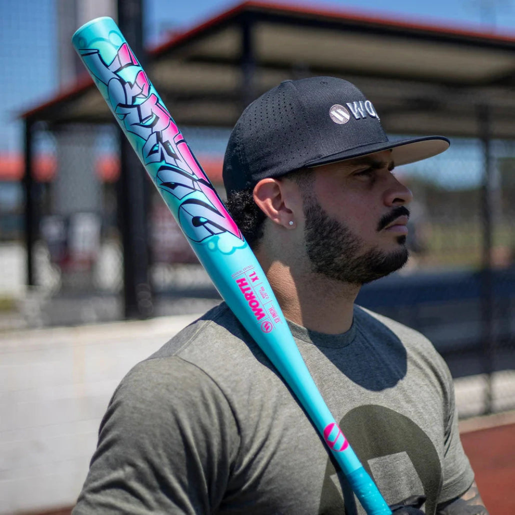 2026 Worth 2 Legit 13" 1PC XL End Loaded USSSA Slowpitch Softball Bat: WSU62L1L Bats Worth 