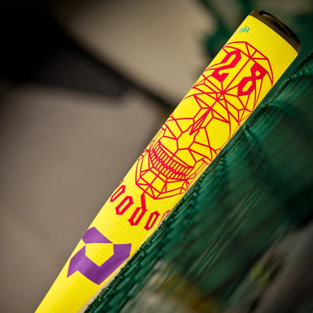 2026 DeMarini Voodoo One V2 Solar Yellow LE (-3) BBCOR Baseball Bat: WBD2651010 Bats DeMarini 