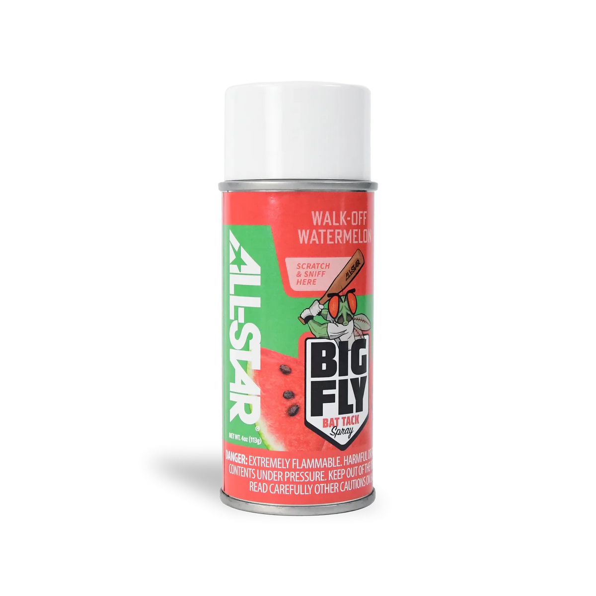 All Star Big Fly™ Bat Tack Spray: BFSP1 Equipment Pow'r Tac Walkoff Watermelon 
