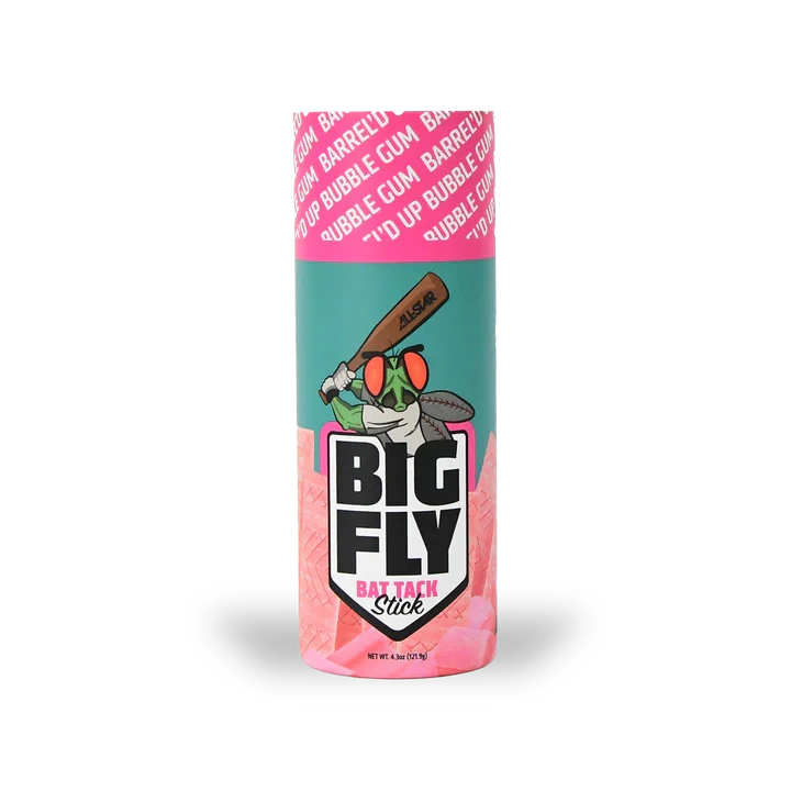 All-Star Big Fly Scented Bat Tack Stick: BFST1 Equipment Pow'r Tac Barrel'd Up Bubble Gum 