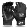 Rawlings Clout Adult Baseball Batting Gloves: CL25BG Equipment Rawlings Small Black/Black 