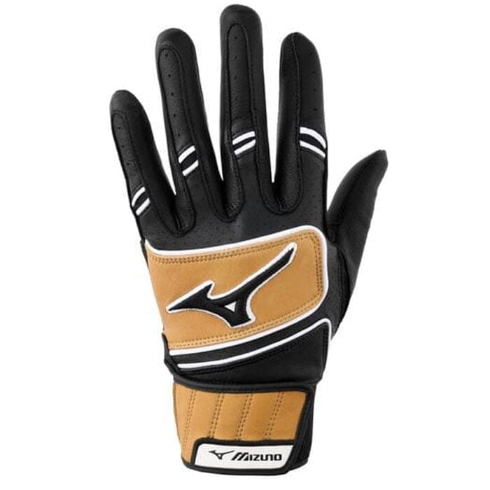 Mizuno Pro Select Adult Baseball Batting Gloves: 330440 Equipment Mizuno Small Black 