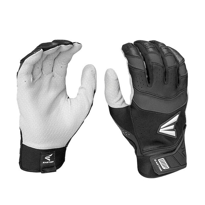 Easton Pro X Batting Gloves: A12100 Equipment Easton XXL Black/Black 