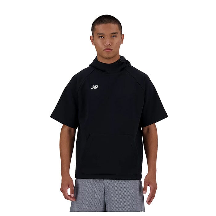 New Balance SS Fleece BP Hoodie: MT41708 Apparel New Balance Small Athletic Heather 