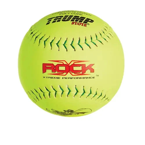 X-Rock 12” ISA Composite Slowpitch Softball .44-400 - One Dozen: 1453228 Balls X-Rock 