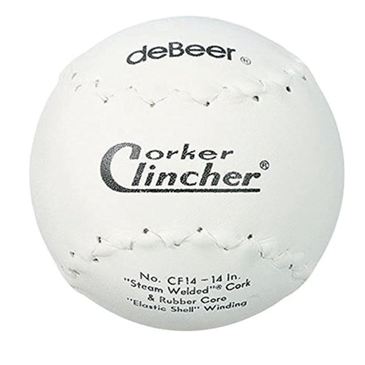 Debeer Corker Clincher 14 Inch Softball: CF14 Balls deBeer 