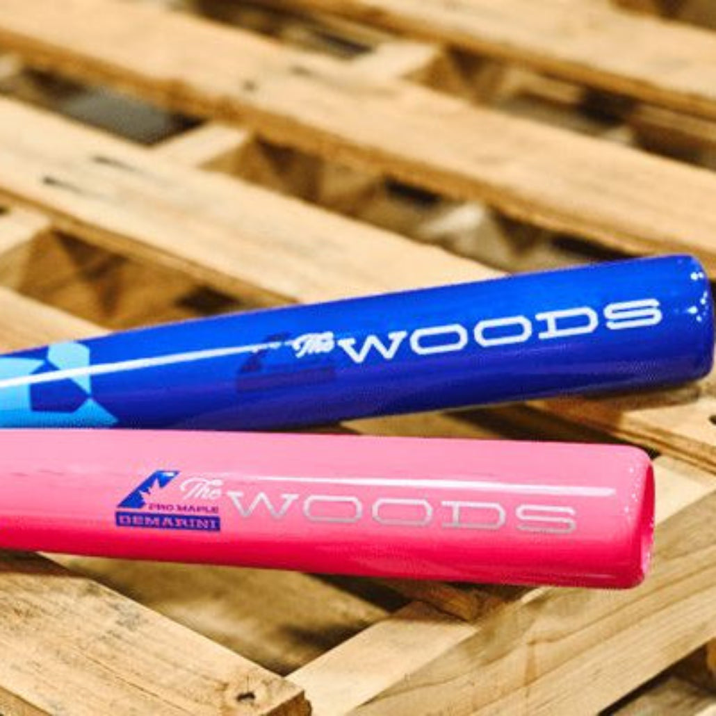 DeMarini The Woods™ Royal Wood Composite (-3) BBCOR Baseball Bat: WBD2649010 Bats DeMarini 