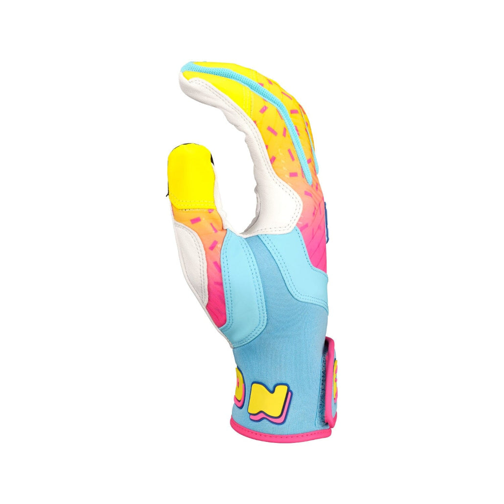 Easton Spring Break Walk-Off Ethos Adult or Youth Batting Gloves Light Blue-Pink: WOBG25SB Equipment Easton 