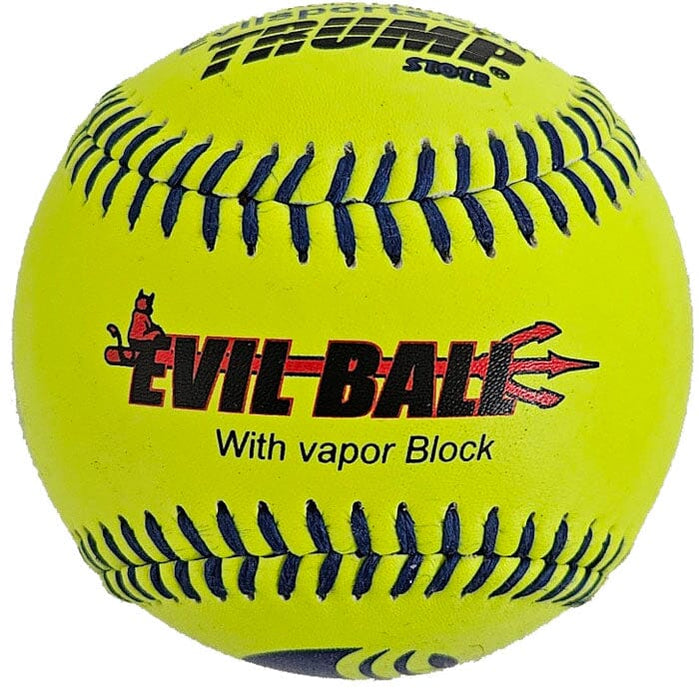 Evil Sports Trump 12” USSSA Leather Softball Classic M One Dozen: 1394795 Balls Evil Sports 