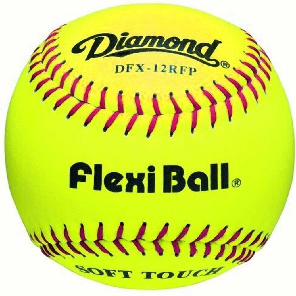 Diamond 12 Inch Flexi Softball: DFX12RFP Balls Diamond 
