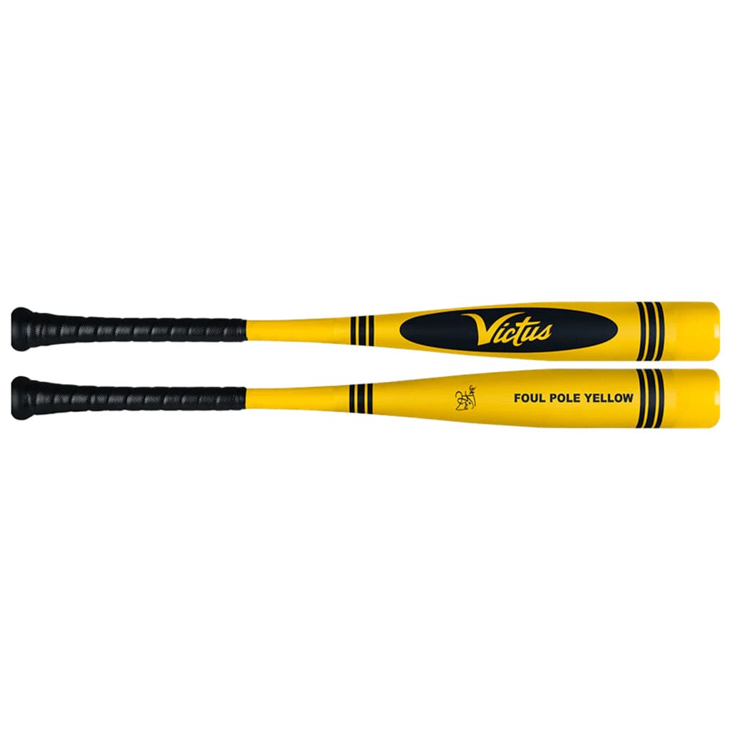 2025 Victus Vibe Crayon Foul Pole Yellow BBCOR Adult Baseball Bat 2 5/