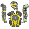 All-Star Axis Pro 7S Baseball Catcher’s Set (Ages 12-16): CKCC1216S7X Equipment All-Star Graphite - Gold 