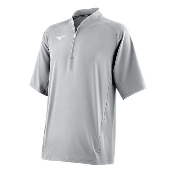 Mizuno Men's Gametime Short Sleeve Baseball Hitting Jacket: 351123 Apparel Mizuno Small Black 