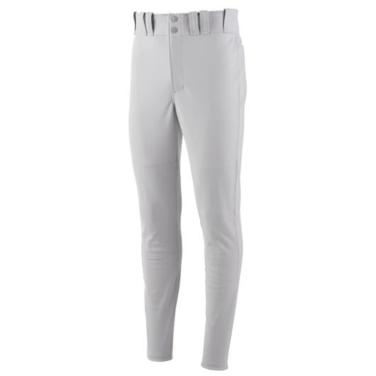 Mizuno Men's Pro Tapered Baseball Pants: 351051 Apparel Mizuno Small Charcoal 