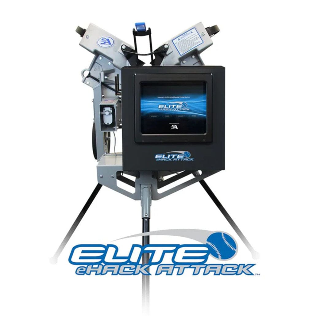 Hack Attack Elite eHack Attack Baseball Pitching Machine Training & Field Hack Attack 