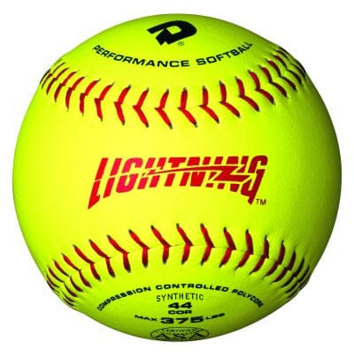 DeMarini Lightning 11” ASA Synthetic Slowpitch Softball 44-375 - One Dozen: WTALS11YAB Balls DeMarini 