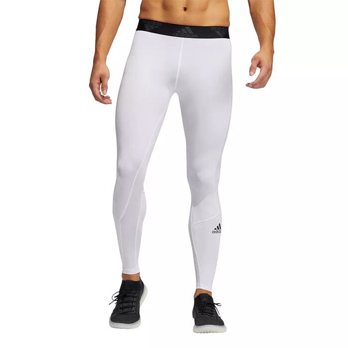 Adidas Men's Black Techfit Long Leggings Apparel Adidas Small Black 