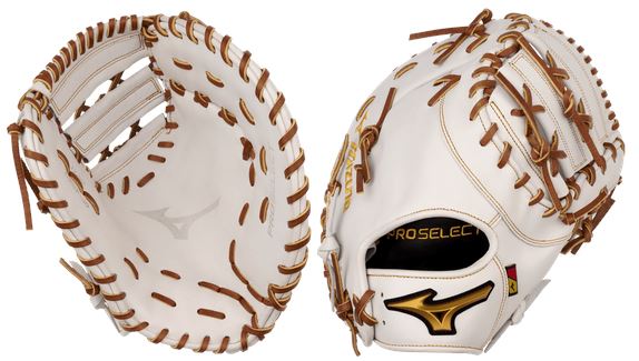 Mizuno GPSF-30 Pro Select Fastpitch Softball First Base Mitt 12.5&quot;: 313258 Equipment Mizuno 